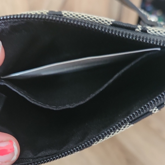 Coach Black and Grey Wristlet - Picture 5 of 11